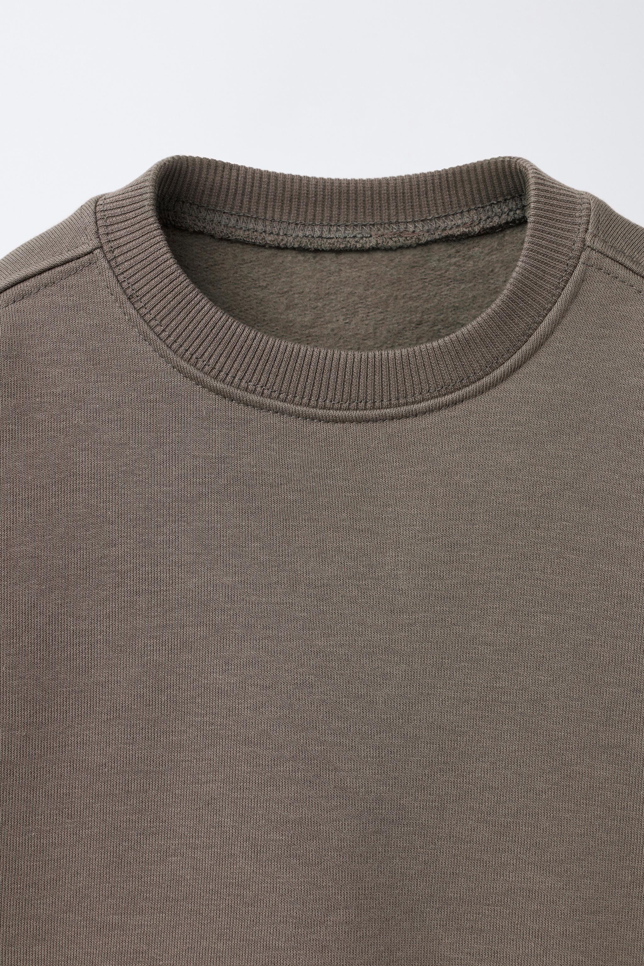 JOGGING SWEATSHIRT AND BASIC JOGGER PANTS SET WITH LABEL